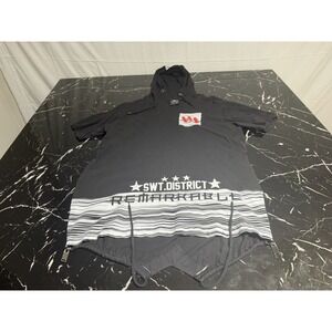 Switch Remarkable Barcode Hooded Short Sleeve Shirt 2XL